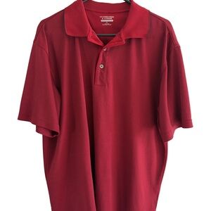 Roundtree & Yorke Rich Red Polo Shirt
